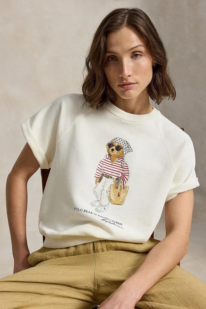 Tricou Avelle pentru femei din bumbac alb