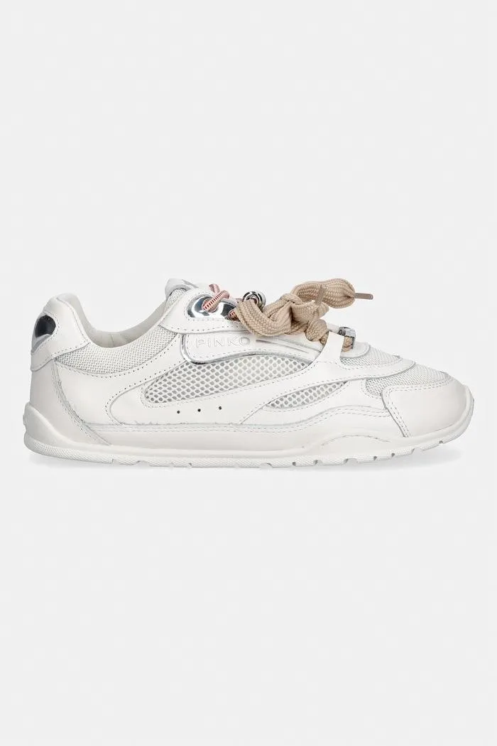 Sneakers Avelle din piele albi