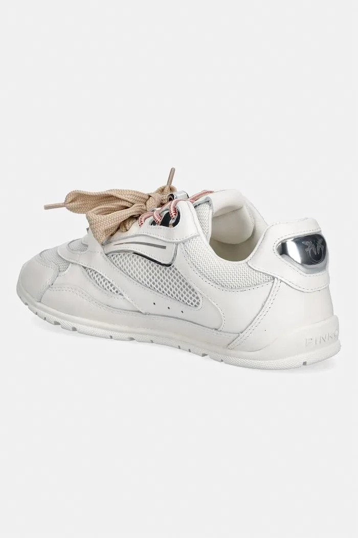 Sneakers Avelle din piele albi