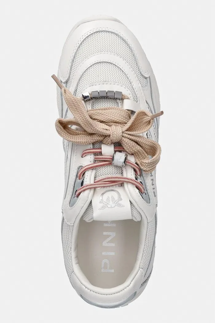 Sneakers Avelle din piele albi