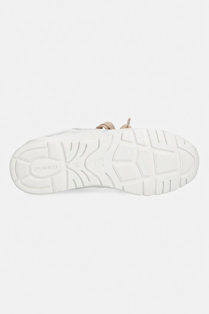 Sneakers Avelle din piele albi