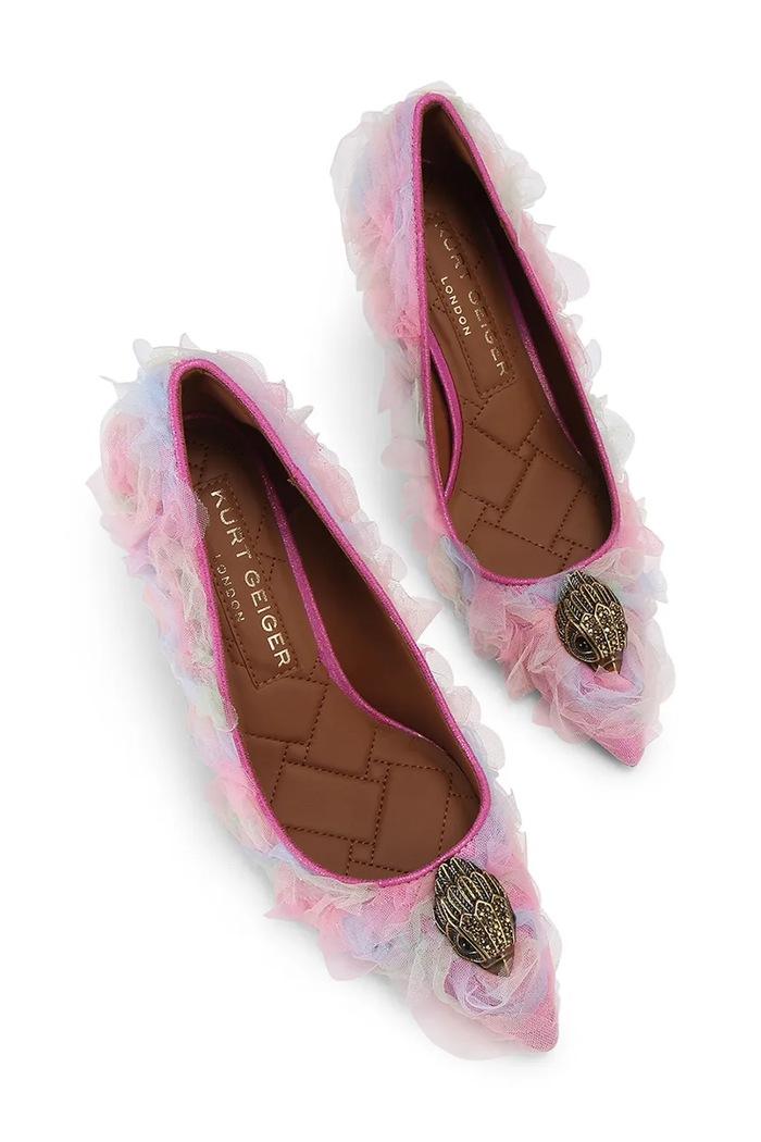Pantofi Avelle stiletto roz