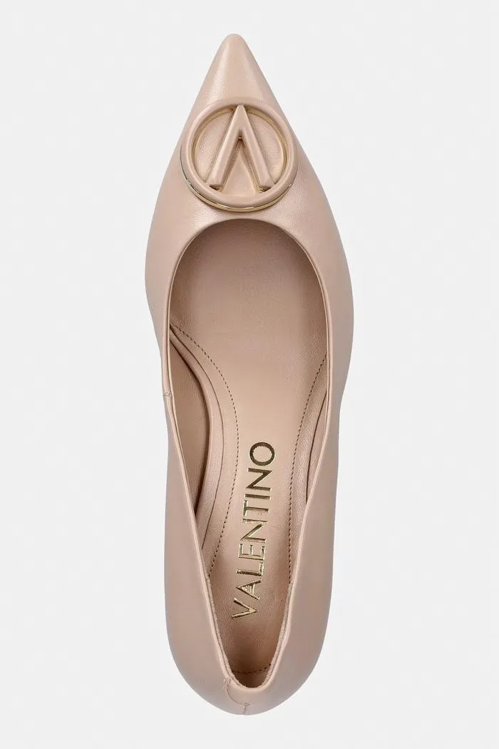 Pantofi Avelle stiletto din piele bej