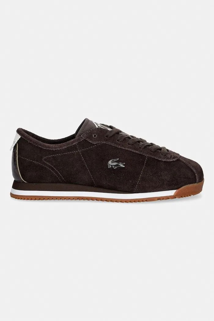 Sneakers Avelle din piele întoarsă maro