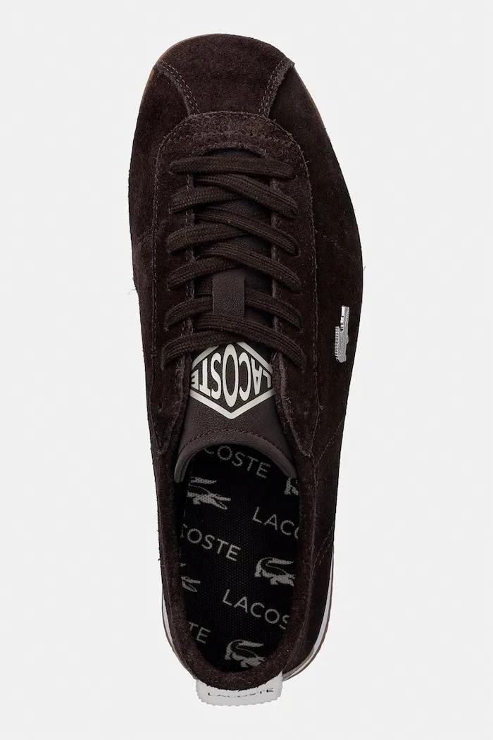 Sneakers Avelle din piele întoarsă maro