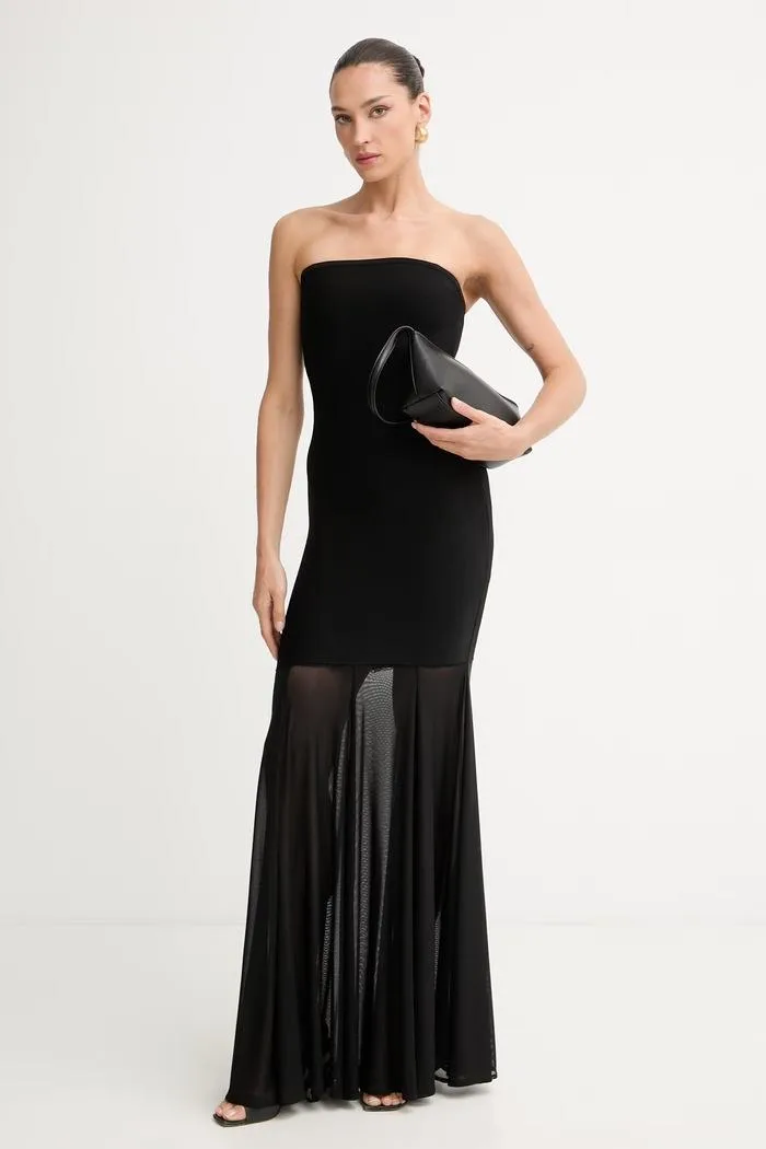 Rochie Avelle bodycon neagră simplă